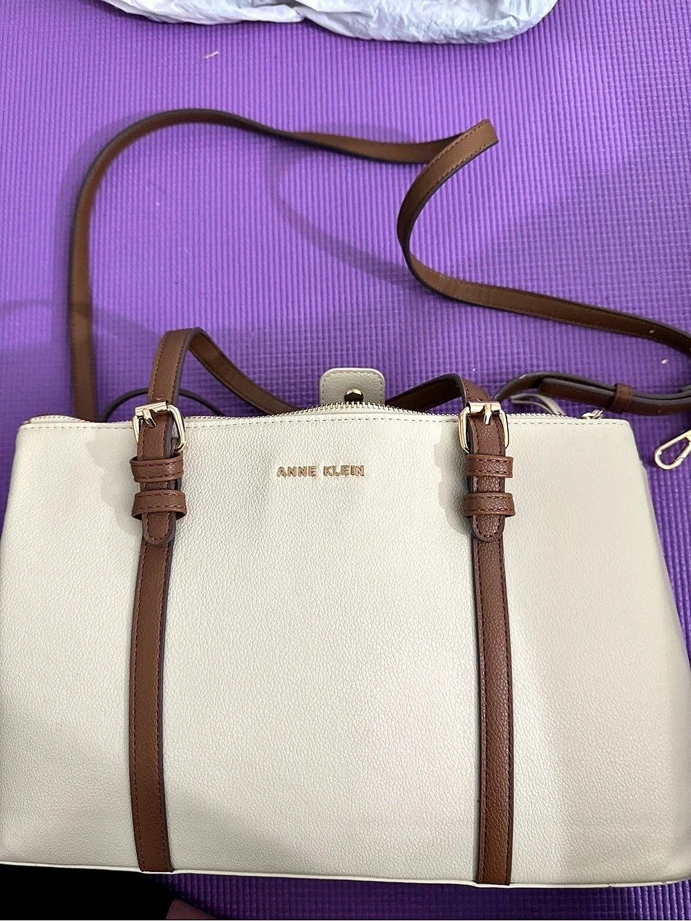 Anne Klein Two-Tone Shoulder Bag